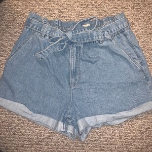 Denim shorts